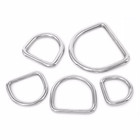 D Rings Metal Loops Buckles Stainless Steel A2 Webbing Welded Ring 1 10 20 50pcs