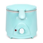 1 5 Quart Electric Deep Fryer 700 Watts Small Kitchen Fryer Aqua