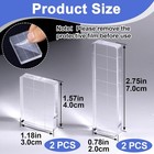 4pcs Acrylic Stamp Block For Stamping  Clear Stamping Blocks Tools With Grid Lin