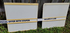 Vintage Original Convenience Store Advertising Plastic Signage