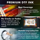 Lot A-sub Dtf Ink For Epson Et-8550 L1800 L805 Xp-15000 R1390   White Ink 1000ml