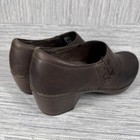 Dansko Professional Women   s Brown Leather Clogs Shoes Size 39 Eu   8 Us