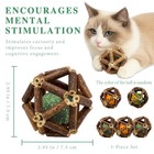 3-piece Natural Catnip Chew Set For Indoor Cats And Kittens  Teeth Cleaning