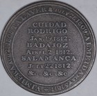 1812 Canada    Penny Wellington Peninsular Token To Salamanca