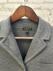 Rag   Bone Gray Merino Wool Knit Blazer Jacket Women   s Small
