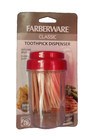 Faberware Classic Toothpick Dispenser With 200 Toothpicks    5215825  New