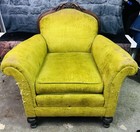 1945 s Club Moustache Armchair With Walnut Trim And Legs