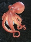 Rare Realistic Octopus Decorative Table Lamp Decorative Accent Ocean Life Orange