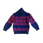 Oscar De La Renta Kids 3y Merino Wool Fair Isle Shawl Collar Sweater Portugal