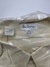 Vintage 70s-80s Paul Fredrick Cream Color Button Down Shirt Long Sleeve 18-34