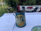 Vintage 1920 s Ohio Art Tin Litho Childs Tea Set 3 Pieces Little Red Riding Hood