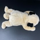 Ty Pugsly Pug Dog Plush Tan 14  Stuffed Animal Beanie Buddies 2001 Black Ears
