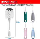 Bottle Brush Replacement Head For Oxo Bottle Brush Tot Only  2 Pack Bottle Brush
