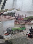 Collection 7 Vintage Steam Train Postcards Flying Scotsman Royal Scot Job Lot 