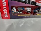 Auto World Slot Car Set - Love s Heartland Haulers Trucking Gmc Astro peterbuilt