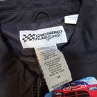 Vintage Dodge Motorsports Nascar Checkered Flag Sports Jacket Full Zip Sz Medium