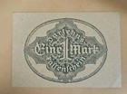 1922 Germany 1 Mark Note