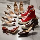 Women s Wholesale Shoe Lot     6 Pairs Mixed Styles   Sizes   Boots  Heels  Flats