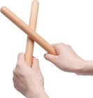 Rhythm Sticks Musical Percussion Instrument Wood Claves Beat Cadence Students