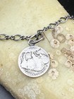 Original Hand Carved Hobo Nickel By Brendan Davidson Skull Skeleton