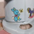 Vintage 1950 s Counselor Baby Scale Baby Blue Metal With Original Box And Cover