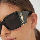 Sl M119 f Blaze 001 Black Gold Logo Sunglasses Made In Italy-with Box Free Shipp