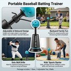 Tee Popper  Nylon Strength  Baseball Training For Hitting Without A Pitcher