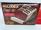 Vintage Rolodex Petite 310 Poppy Red S-310 Telephone List Finder Nos 1975 W  Box