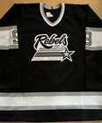 Red Deer Rebels Game Worn Jersey Used Whl La Kings Colors Chl Hammered  Ihl