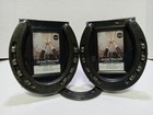 Nordic Forge Custom Made Picture Frame Real Horse Shoes   Nails Western Country