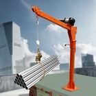 Truck-mounted Crane Hoist Truck Jib Lifting Cranes W electric Winch 500kg 1100lb