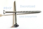 Phillips Bugle Head  8 X 3 Deck    Wood Screws Dacrotized  Outdoor  2000  