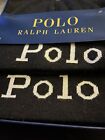 Polo Ralph Lauren Big Pony 2-piece Hat And Scarf Gift Box Set Nwt Black One Size