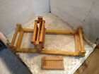 Vintage Handmade Wooden Small Child Weaving Loom