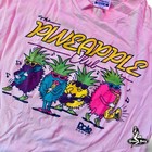 Vintage Dole Hawaii The Pineapple Club Pink T-shirt  Hanes Beefy Rare Tee 80s