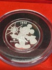 1989 Disney Mickey s Holiday Treasures   1 Of 10 000 1oz  Silver With Box Coa