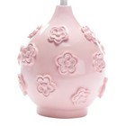 Lambs   Ivy Signature Botanical Baby Pink Floral Nursery Lamp With Shade   Bulb