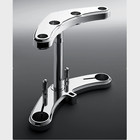 Chrome Flush Top Billet Triple Tree Set Fit Harley 36-99 Frames Wide Glide 41mm