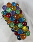 Large Heavy Mid-century Lucite Ball Grape Cluster Hanging Swag Lamp Shade