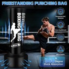 Kickboxing Punching Bag Stand Set W  Jump Rope Gloves Mma Training