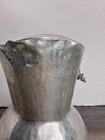 Vintage Bw Buenilum Hammered Aluminum Pitcher Mid Century Modern Ice Lip 10 