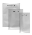 Packfreshusa Premium Vacuum Sealer Bags Available In Pint Quart   Gallon Size