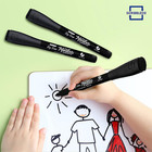 Magnetic Dry Erase Markers Fine Tip Black Color Low Odor Whiteboard