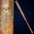 Vintage Antique Harry Hank Gowdy Decal Baseball Bat Wooden Louisville Slugger