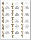 150 Cute Giraffe Mailing Return Address Labels Personalized  1 X 2 5 8 In 