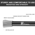 Xprt Fitness 48    4ft Weighted Workout Bar 5-30lb Steel Core Exercise Training