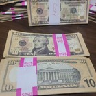 Best Replica Aged  10 Bills X 25 Novelty Purposes Only