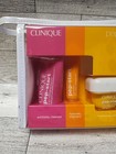 New Clinique Pep-start Pep It Up Kit  Exfoliating Cleanser moisturize eye Cream 