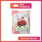 Vicbou 4 Pcs Watercolor Cute Farm Animals Wall Art Prints Nursery Decor Nursery 