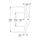 Orac Decor P9901 Polyurethane Panel chair Rail Moulding - Size Options